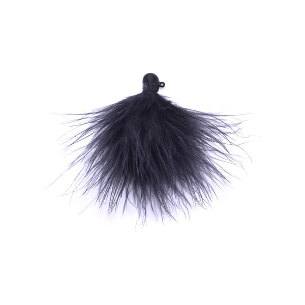 Marabou Jig - Black (2)