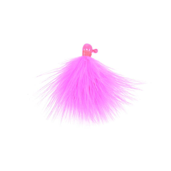 Marabou Jig - Fluorescent Pink (2)