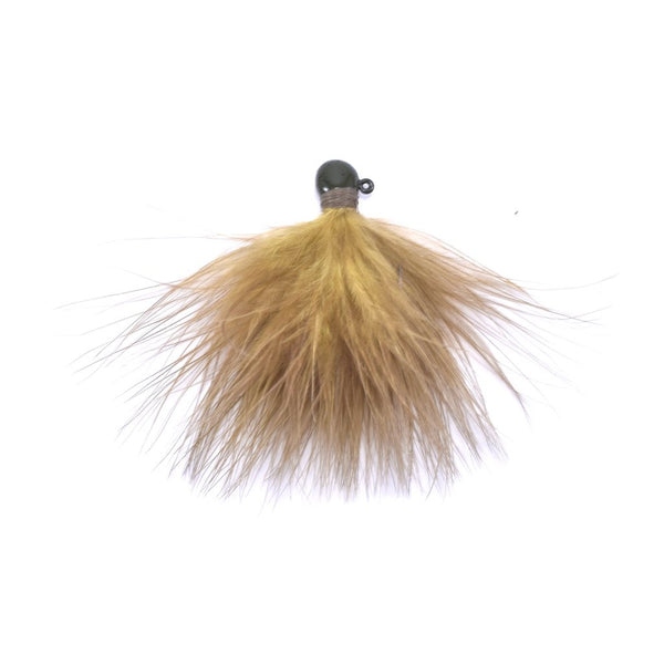 Marabou Jig - Dark Brown / Olive (2)