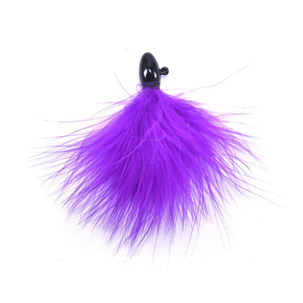 Tournament Quality Marabou Jig - Purple (2)