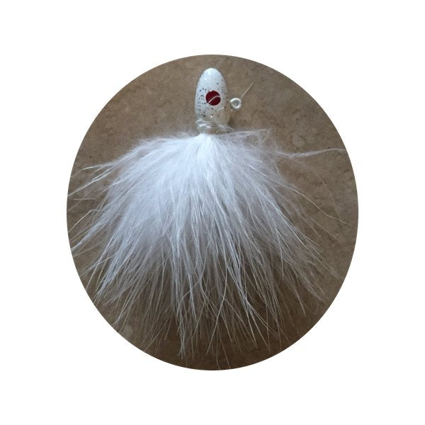 Tournament Quality Marabou Jig - White (2)